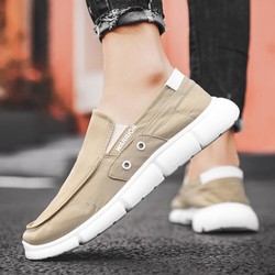 WARRIOR 回力 老北京布鞋男24夏季款男鞋软底舒适休闲鞋男一脚蹬懒人鞋男