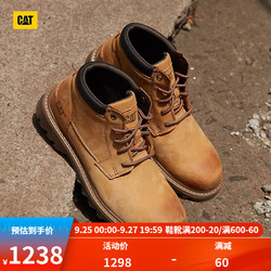 CAT 卡特彼勒 卡特工装靴马丁靴男靴男靴23DOUBLEDAY升级防水黄靴商场同款 黄色 41