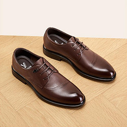 YEARCON 意尔康 男士牛皮德比鞋 S403AR53285W