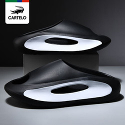 CARTELO 卡帝乐鳄鱼 [线下专柜同款] 新款情侣款运动凉拖鞋花园鞋沙滩拖鞋透气软底凉鞋男女鞋