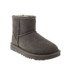 UGG 2023冬季女士休闲舒适平底圆头纯色经典迷你短靴雪地靴1016222