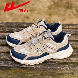 百亿补贴：WARRIOR 回力 男女鞋2024新款夏季登山鞋情侣款户外徒步鞋子网面透气运动鞋