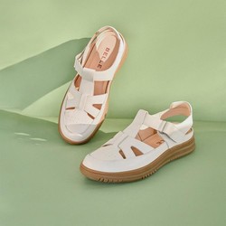 BeLLE 百丽 沙滩鞋厚底休闲拖鞋女2024夏季新款鞋子可外穿凉拖