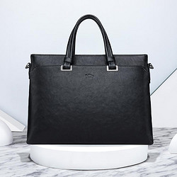 goldlion 金利来 男包男士横款公文包手提包电脑包手拎包送男友