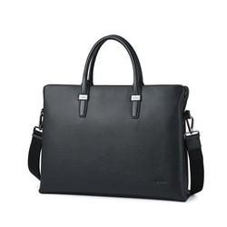 goldlion 金利来 男包手提包公文包头层牛皮大容量电脑包斜挎包