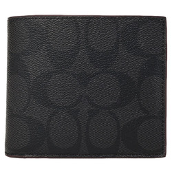 COACH 蔻驰 男士短款钱包 F25519 N3A 灰黑色