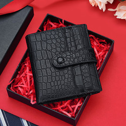 BOSTANTEN 波斯丹顿 头层牛皮轻薄男士银行卡收纳包多功能驾驶证皮套多卡位迷你钱夹