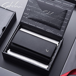 SATCHI 沙驰 钥匙包男士真皮零钱包多功能卡包简约牛皮搭扣新款锁匙包父亲礼物 沙驰 精美礼盒包装