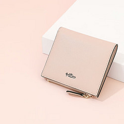 goldlion 金利来 女士钱包时尚百搭钱夹多卡位钱包礼盒 FA034023-124 粉红 母亲节