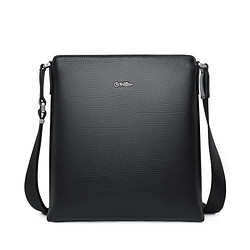 goldlion 金利来 男包头层牛皮鳄鱼纹单肩包商务休闲男士斜挎包送男友