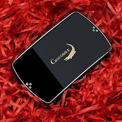 Crocodile 鳄鱼恤 男士内穿自动扣头无带身合金腰带镜面扣头配宽卡槽带身K36D111