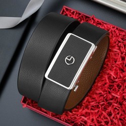 goldlion 金利来 男士皮带不锈钢头层牛皮男士腰带无缝带身男式裤带