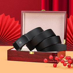 goldlion 金利来 男士皮带男士腰带头层牛皮男裤带腰带男士礼物