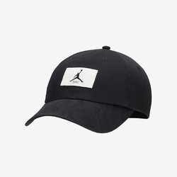 NIKE 耐克 Jordan 黑色大檐遮阳运动帽 FD5181-010