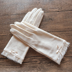 RADYCAL 瑞迪&middot;卡欧 迪卡欧春夏女士防晒防紫外线棉质透气短款防滑开车薄款触屏手套