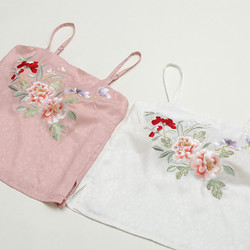 花朝记 汉服原创刺绣吊带百搭抹胸单品齐腰内搭