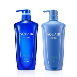 AQUAIR 水之密语 净润臻养(控油型)洗护套装洗发水600ml+护发素600ml滋润柔顺