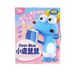 Deer Blue 小鹿蓝蓝 婴幼儿有机树莓椰子饼干 80g