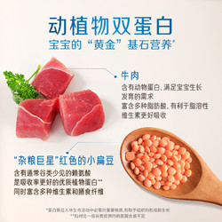 88VIP：Gerber 嘉宝 营养米粥牛肉+鳕鱼胡萝卜婴儿宝宝辅食米糊198g*2盒8月龄
