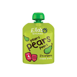 Ella\'s kitchen 艾拉厨房 纯味鲜果系列 有机果泥 英版 3段 香梨味 70g（多口味）