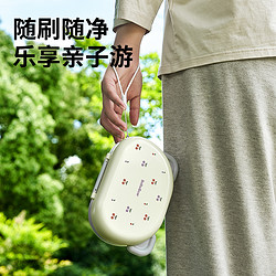 小白熊 便携奶瓶刷奶瓶清洗刷婴儿专用宝宝奶瓶刷子旅行沥水硅胶刷