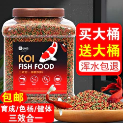 yee 意牌 ee 意牌 鱼食金鱼饲料锦鲤鱼饲料通用型上浮不浑水观赏鱼专用小型鱼鱼粮 360克到手2瓶共720克
