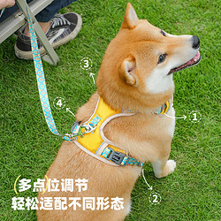 TUFF HOUND 宠物胸背带 灰色 L