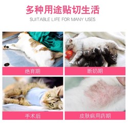 巨晶 猫咪绝育手术服母猫断奶服术后防咬防舔透气弹性四脚猫咪宠物衣服