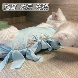 others 其他 宠物猫咪绝育手术后用服断奶透气生理裤防舔骚扰衣服用品
