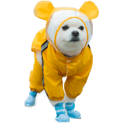 88VIP：hipidog 嬉皮狗 包邮嬉皮狗宠物狗狗雨披雨衣四脚全包防水泰迪比熊雪纳瑞雨天衣服