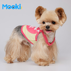 Mooki pet mookipet宠物狗狗衣服马尔济斯泰迪约克夏比熊小型犬猫咪夏季背心
