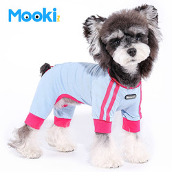 Mooki pet mookipet狗狗四脚衣服夏季薄款宠物比熊雪纳瑞小狗凉凉衣夏天防虫