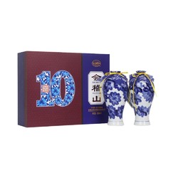 88VIP：kuaijishan 会稽山 绍兴黄酒十年陈半干型花雕酒500ml*2瓶礼盒装正宗绍兴酒