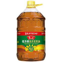 luhua 鲁花 食用油 低芥酸浓香菜籽油6.18L物理压榨
