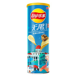 88VIP：Lay\'s 乐事 无限罐装薯片吮指红烧肉味104g&times;1罐小吃食品凑单零食
