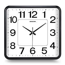 巴科达 家用方形挂钟 金色