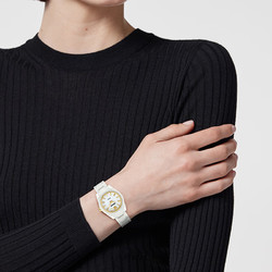 VERSACE 范思哲 手表女士24年高奢希腊回纹女士手表时尚陶瓷石英女表