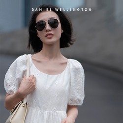 百亿补贴:Daniel Wellington 丹尼尔惠灵顿 DanielWellington)DW太阳镜男女同款墨镜经典情侣飞行员眼镜阻隔紫外线M码 DW00900002