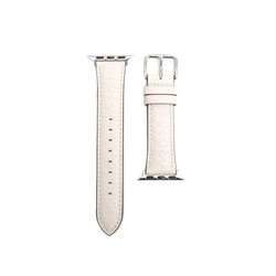 COACH 蔻驰 APPLE WATCH气质白皮质表带（适用38&40mm表壳）