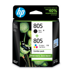 HP 惠普 805 原装黑彩套装