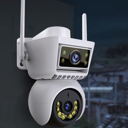 京东云 黑光全彩室外家用监控器 64G