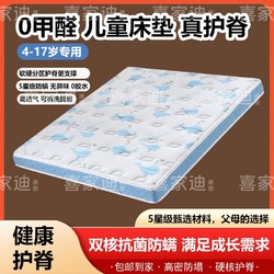 环保儿童床垫护脊黄麻4-17岁青少年抗菌防螨榻榻米床垫尺寸可定制