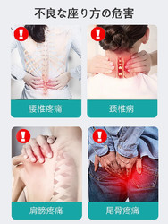 BKT 美凯腾 日本护腰坐垫办公室腰靠座椅靠垫久坐腰垫神器靠背垫椅子靠背矫姿