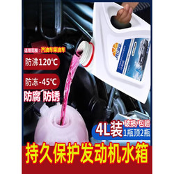 宸滢 防冻液汽车发动机冷却液水箱宝冷冻液长效车用品 2kg 0°C 绿色 0℃水箱宝车